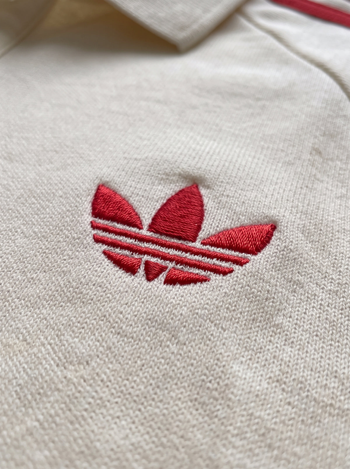 Adidas Polo Shirt in Off-White