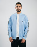 FredPerry Taped Jacket In Baby Blue