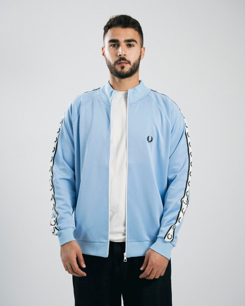 FredPerry Taped Jacket In Baby Blue