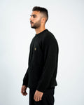 FredPerry Knitted Crewneck in Black