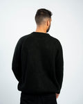 FredPerry Knitted Crewneck in Black