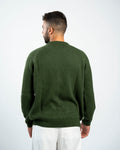 FredPerry Knitted Crewneck in Green