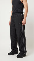 Vintage Nike Track Pants Black with Double Side Stripes | Y2K 2000s