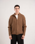NoStylist Brown Knitted Jacket