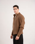 NoStylist Brown Knitted Jacket