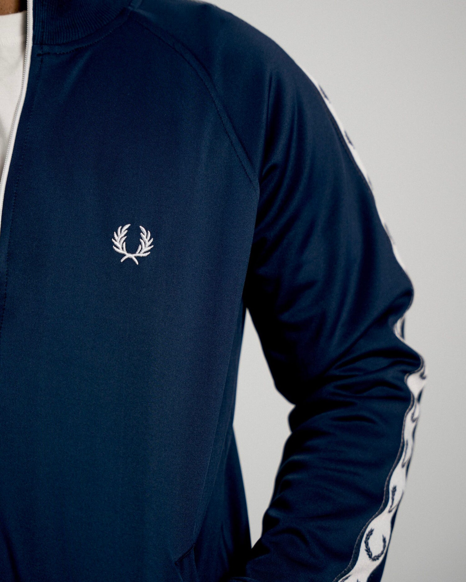 FredPerry Taped Jacket In Navy