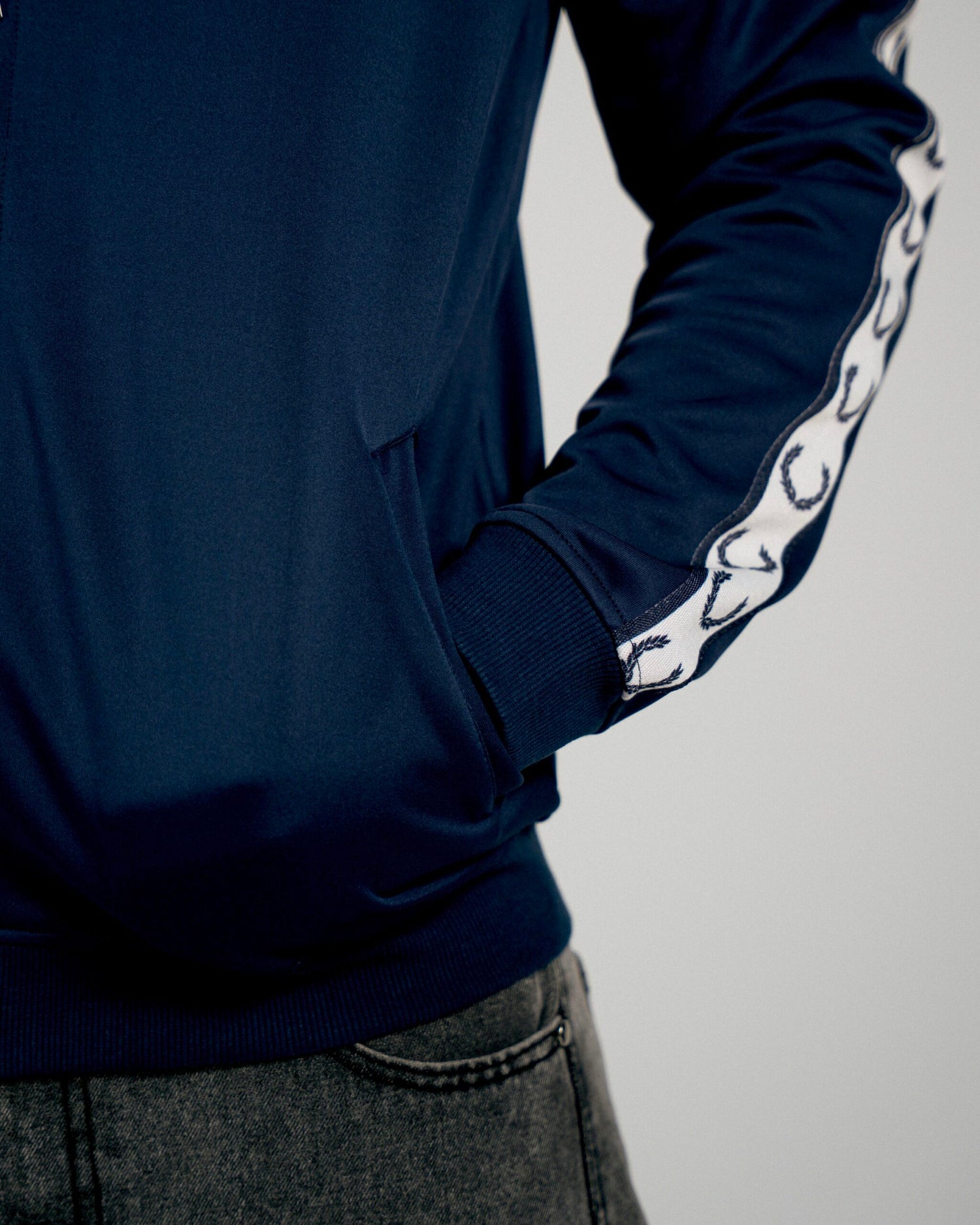 FredPerry Taped Jacket In Navy