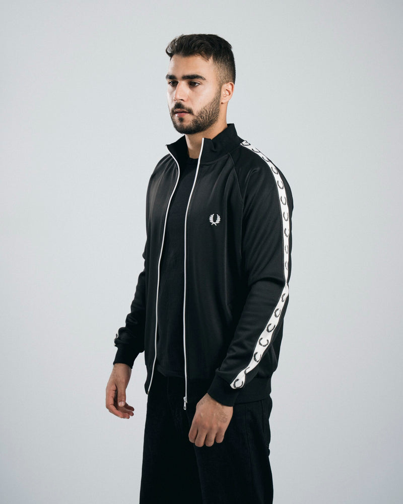 FredPerry Taped Jacket In Black