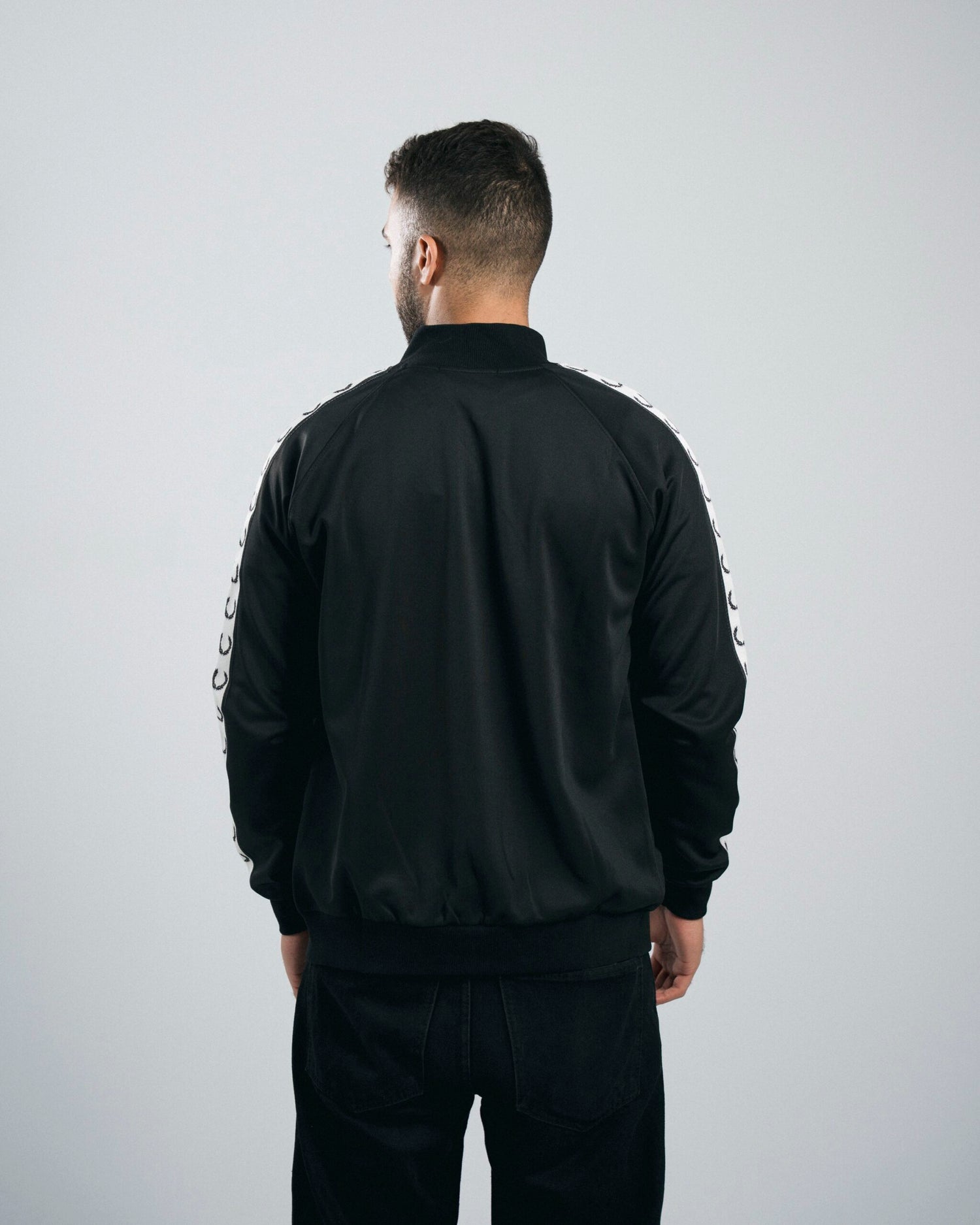 FredPerry Taped Jacket In Black