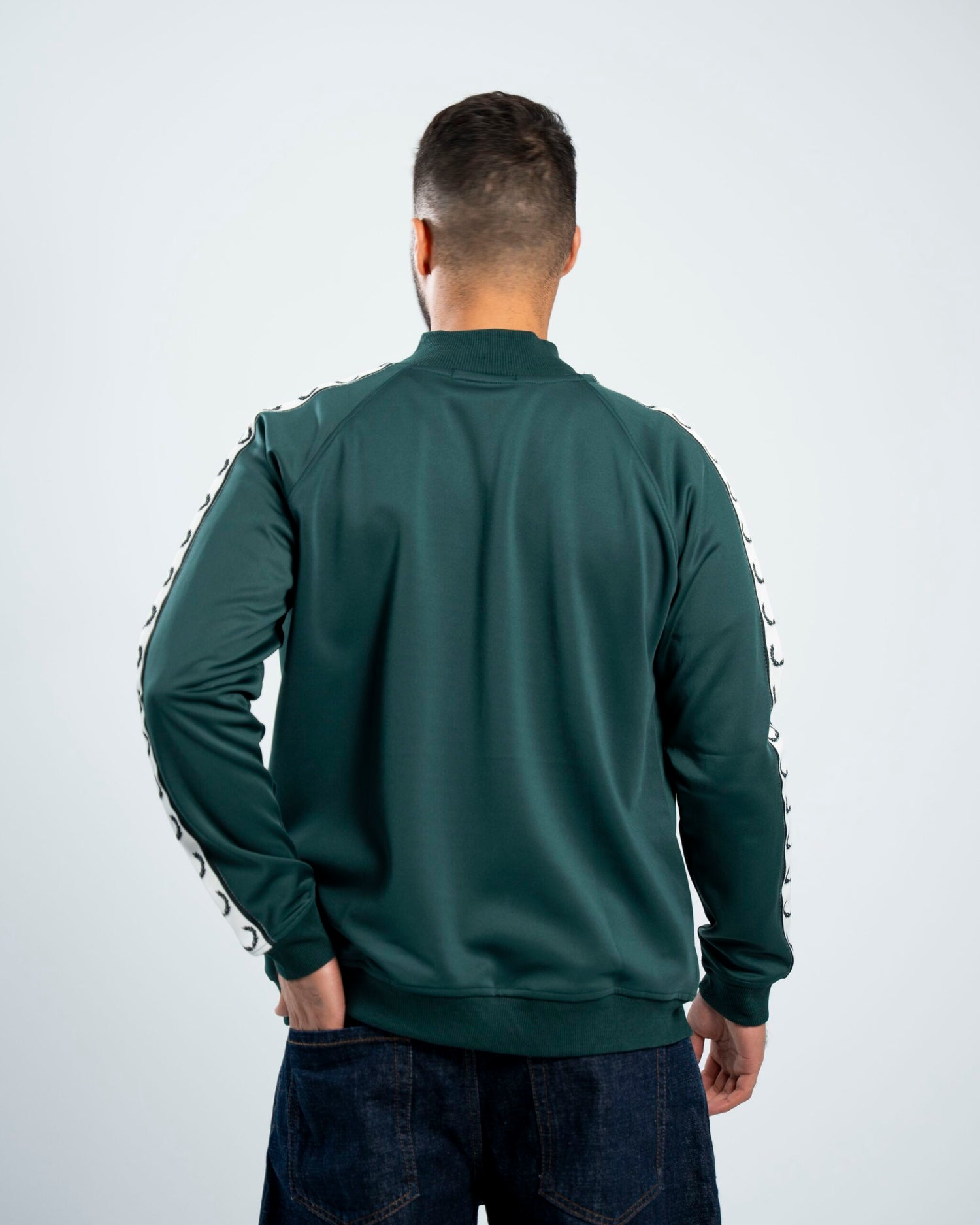 FredPerry Taped Jacket In Green