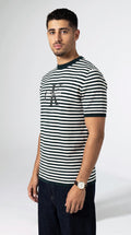 Knitted Calvin Klein T-Shirt in Olive Green