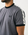 FredPerry Taped T-shirt in Grey
