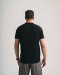 FredPerry Knitted Polo T-Shirt in Black