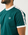FredPerry Taped T-shirt In Green