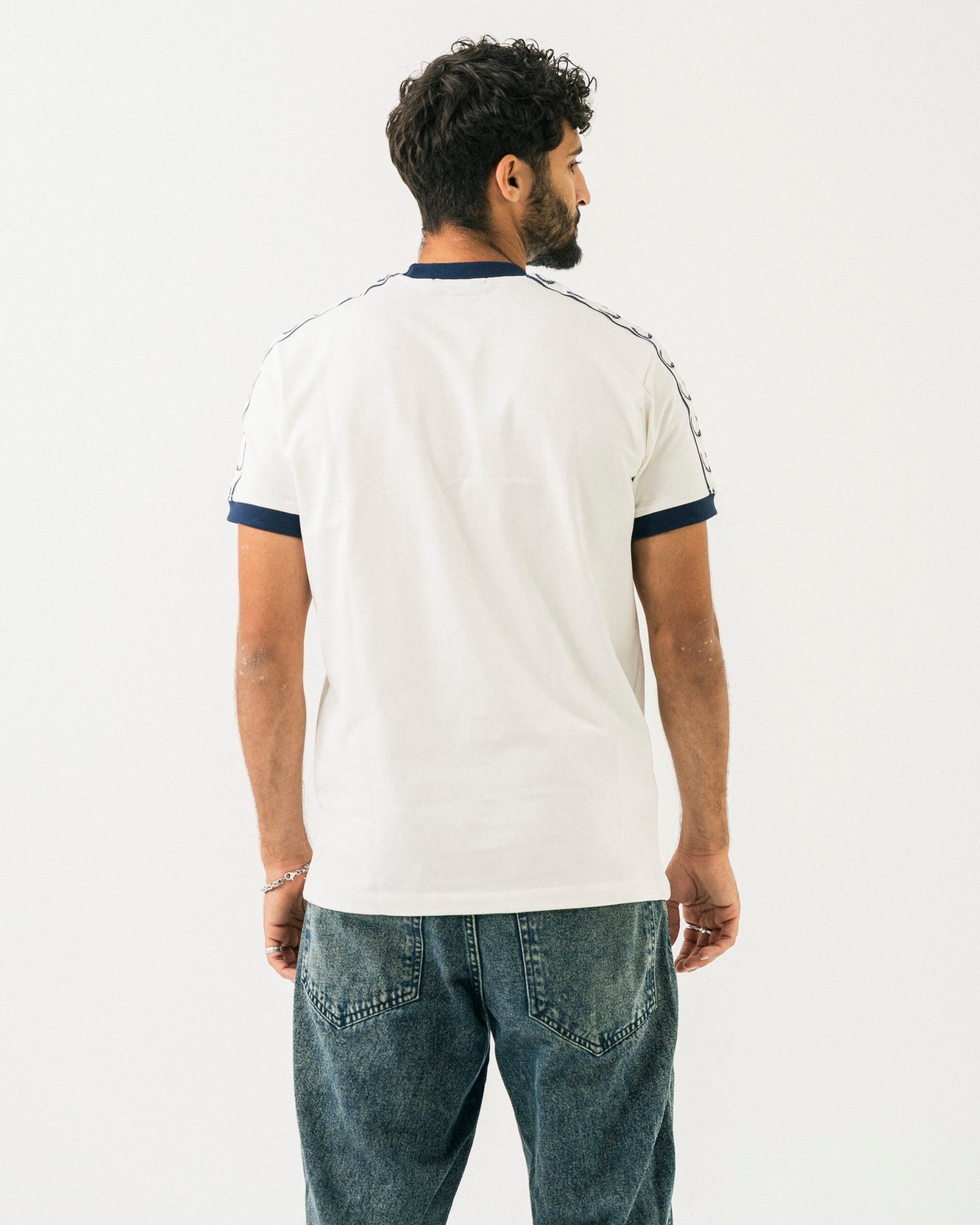 FredPerry Taped T-shirt In White