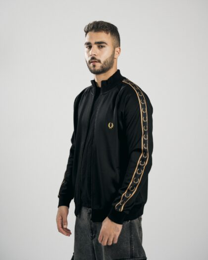 FredPerry Taped Jacket In Gold