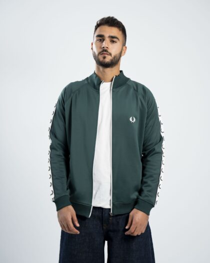 FredPerry Taped Jacket In Green