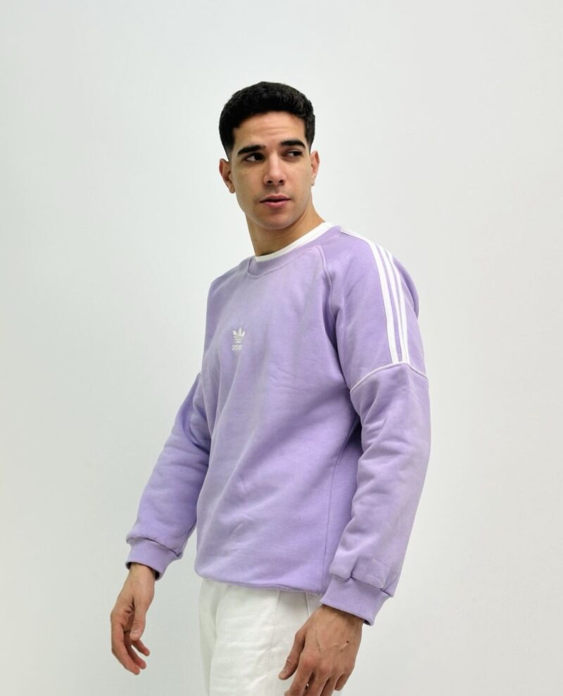 adidas purple crewneck - Image 2