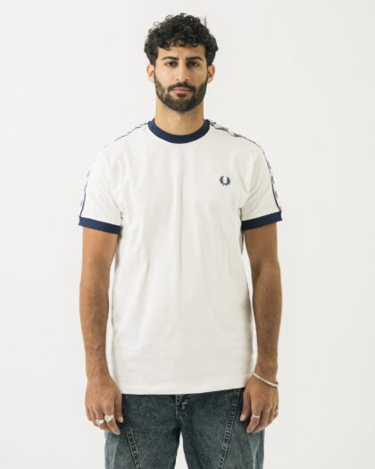 FredPerry Taped T-shirt In White