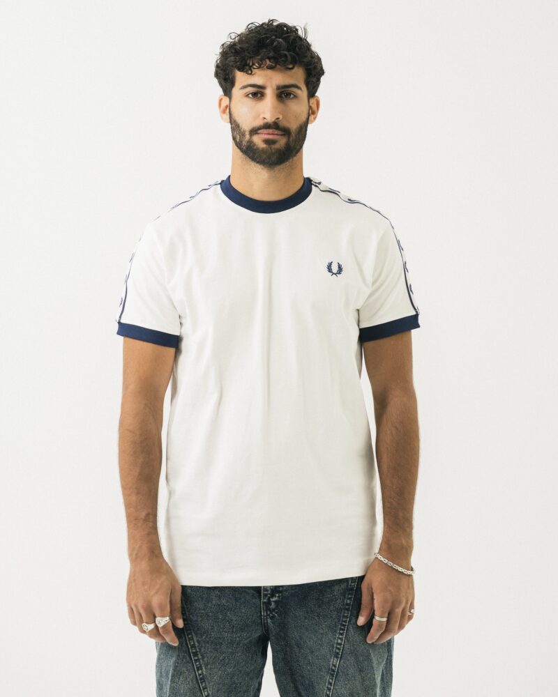 FredPerry Taped T-shirt In White