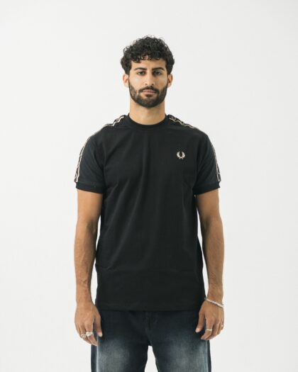 FredPerry Taped T-shirt In Gold