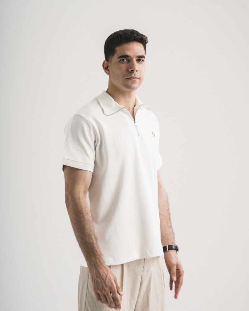 Fred Perry Polo Off-white T-shirt - Image 3