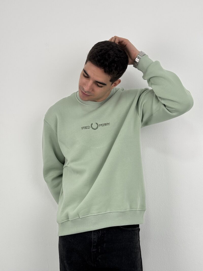 Fredperry Mint Green Crewneck